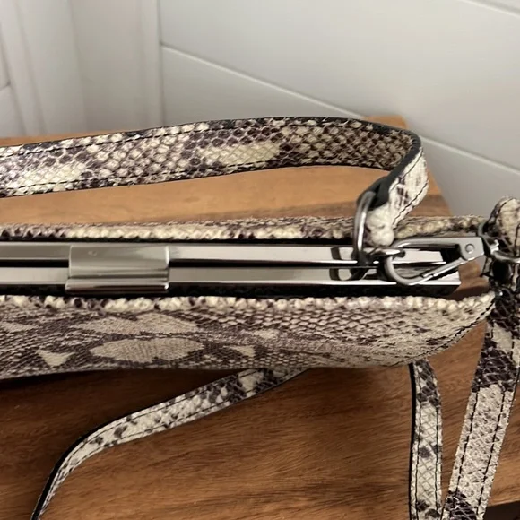 Vintage python embossed leather, made in Italy - Picture 15 of 17